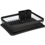 Égouttoir - non spécifié - 0e0b0601 - fer - noir - capacité 7 assiettes 4 verres Égouttoir - non spécifié - 0e0b0601 - fer - noir - capacité 7 assiettes 4 verres