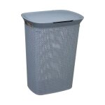 5five - panier à linge plastique 57l scandinave gris 5five - panier à linge plastique 57l scandinave gris