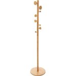 Five porte manteaux en bambou 8 crochets - h175cm Five porte manteaux en bambou 8 crochets - h175cm