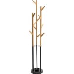 5five - porte - manteaux 11 crochets bambou noir 5five - porte - manteaux 11 crochets bambou noir