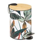 5five - poubelle métal soft close 3l palawan multicolore 5five - poubelle métal soft close 3l palawan multicolore