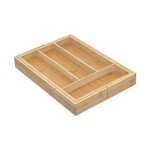 5five - range - couverts 6 compartiments extensibles bambou 5five - range - couverts 6 compartiments extensibles bambou