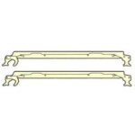 Fix alu console double pour fixation rapide