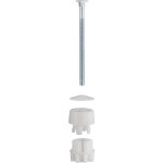Fixations pour abattant de wc allibert - vis 6x85 mm - tête carrée 10 - nt noyon & thiebault Fixations pour abattant de wc allibert - vis 6x85 mm - tête carrée 10 - nt noyon & thiebault