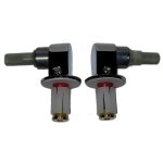 Fixations charni�res avec descente ralentie pour abattant de wc chamade