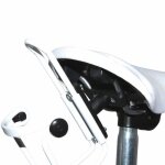 Fixation porte bidon - chariot de selle - couleur blanche - v�lo loisir