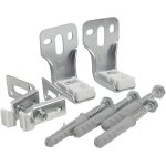 Fixations pour radiateur acier panneau sans etrier