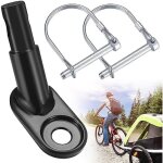 Fixation remorque velo coupleur de remorque de v�lo attelage de remorque de v�lo avec 2 anneaux en u ...
