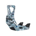 Fixation de snowboard burton step on blue butterflies femme - taille s