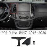 Fixation - supportsupport de t�l�phone portable en noir carbone pour mercedes - benz vito w447 2016 ? ...