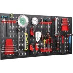 Fixkit lot de 3 panneau perfor assortiment de pincesparoi perfore en tle dacier porte outils mural ...
