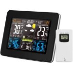 Fj3365 station mto couleur intrieure - extrieure sans fil temprature humidit baromtre thermomtre ...