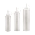 Flacon doseur - plastique - 0700 l - translucide - gradu - compatible lave - vaisselle