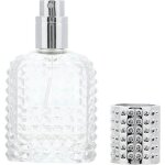 Flacon pulvrisateur de parfum en verre argent portable rechargeable vide atomiseur de parfum brume ...