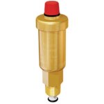 Purgeur dair - flamco - flexvent - 1 / 2 m - laiton - 15x21 - rouge