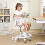 Flasidu chaise de bureau enfant - hauteur dassise r�glable - ergonomique - accoudoirs - repose - pieds ...