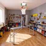 Flasidu �chafaudage �chelle multifonction avec plateforme modulable pieds antid�rapants double renfort ...