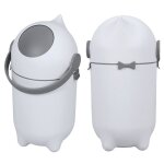 Flasidu poubelle � couches - herm�tique - 15l - sacs universels - facile � utiliser dune seule main - ...