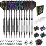 Fl�chettes avec pointe en plastique pour cible de fl�chettes �lectronique18 grammes fl�chettes souples ...