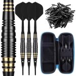 Flechette pointe plastique3 fl�chettes pour cible �lectronique [18g]jeu de fl�chettes professionnel avec ...