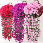 Fleur artificielle dcoration pour la maison le jardin la fte de mariage dcoration murale suspendue ...