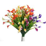 Fleurs artificielles de lys calla fausses fleurs pour lextrieur intrieur bureau dcoration de jardin ...