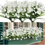 Fleurs artificielles rsistantes aux uv sans dcoloration pour decoration chambre5 bouquets intrieur ...