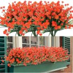 Fleurs artificielles r�sistantes aux uv sans d�coloration pour decoration chambre int�rieur et � lext�rieur ...