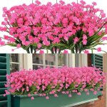 Fleurs artificielles rsistantes aux uv sans dcoloration pour decoration chambre intrieur et  lextrieur ...