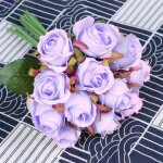 Fleurs artificielles rose bouquet de soie f�te de mariage d�cor � la maison beaut� artificielle rose ...
