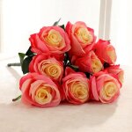 Fleurs artificielles rose artificielles pour dcoration de mariage centre de table maison fte