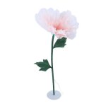 Fleur artificielle en soie - dilwe - grande pivoine - dcoration de fte - blanc - rose - intrieur