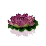 Fleur decorative lotus parme lilas lavande parme