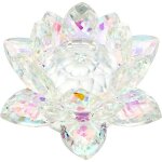 Fleur dcorative - zgeer - fleur de lotus en cristal - multicolore - iris - lgance chic