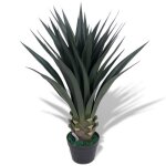 Fleurs et plantes artificielles plante artificielle avec pot yucca 90 cm vert