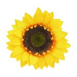 Fleur tournesol artificiel 30x25x15cm jaune