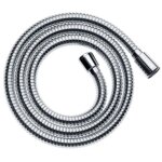 Flexible de douche sensoflex 2m chrom� - hansgrohe - ecrou tournant c�t� douchette - anti - microbial ...