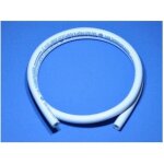 Flexible de gaz souple - esprit barbecue - tuyau caoutchouc - bleu - 2 colliers inclus - fixation t�tine ...