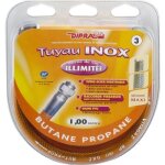 Dipra - flexible inox pour gaz butane - propane 100 cm - validit illimite - certifi nf