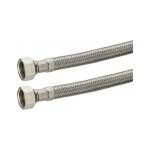 Flexible alim inox df 3 / 8 - 3 / 8 l:150 dn8 plaquette 1 pi�ce