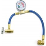 Flexible de recharge pour r134a avec manometre et raccord laiton pour canette duracool / multicool / ...