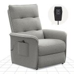 Flexispot fauteuil de relaxation fauteuil inclinable avec dossier r�glable 105� - 155� gris