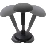 Flexispot tabouret pivotant chaise ergonomique r�glable capacit� de charge : 180kgbh4b coussin noir + ...