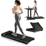 Flexispot tapis de marche jusqu� 120 kg walking pad 1 - 6 km / h avec affichage led tapis de course avec ...