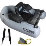 Float tube amtrac fishing storm 180 - urban grey