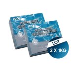 Floculant clarifiant pour filtre � sable - 16 chaussettes de 125g (2kg) - �limine leau trouble - dosage ...