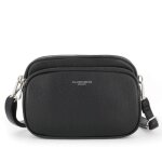Flora and co - sac de ville en bandouli�re multipoches pour femme - noir