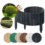 Floranica bordure flexible de parterre 30 x 100 cm anthracite cl�ture de jardin en bois en pin palissade ...