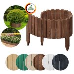 Floranica rollborder clôture flexible en bois de pin 100 x 30 cm brune bordure jardin exterieur palissade ... Floranica rollborder clôture flexible en bois de pin 100 x 30 cm brune bordure jardin exterieur palissade ...