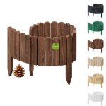 Floranica rollborder clôture flexible en bois de pin 100 x 40 cm brune bordure jardin exterieur palissade ... Floranica rollborder clôture flexible en bois de pin 100 x 40 cm brune bordure jardin exterieur palissade ...